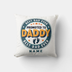 Personlig gåva med namn till pappa kudde