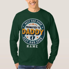 Personlig gåva med namn till pappa t shirt