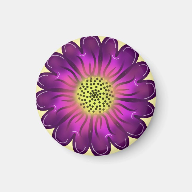 Personlig gåva Rund kudde Magnet (Framsidan)