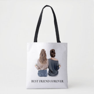 Personlig gåva till bästa vännen tygkasse