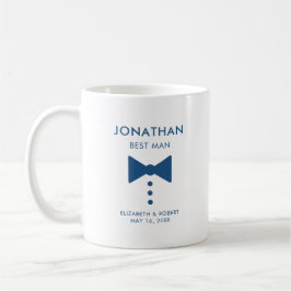 Personlig gåva till best man Modern smoking Bröllo Kaffemugg
