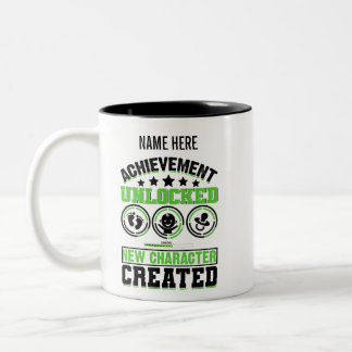 Personlig gåva till blivande pappor på fadersdag X Två-Tonad Mugg