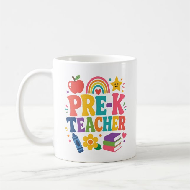 Personlig gåva till förskolelärare kaffemugg (Vänster)