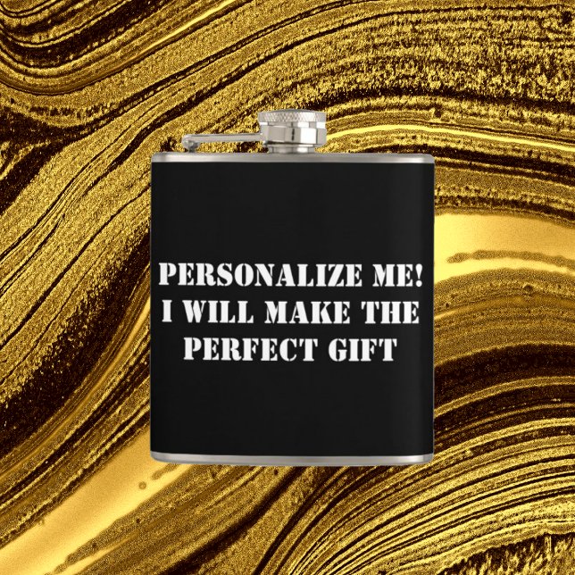 Personlig gåva till groomsman, Fars dag Fickplunta (Skapare uppladdad)