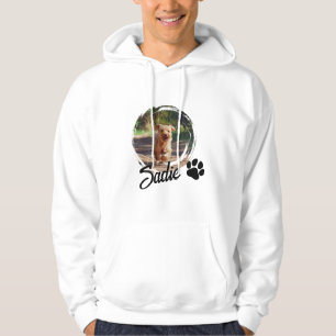 Personlig gåva till hundälskare - Anpassad bild & Hoodie