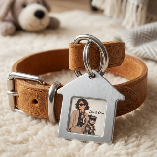 "Personlig gåva till hundmamma" "Anpassad husdjurs ID-bricka Husdjur