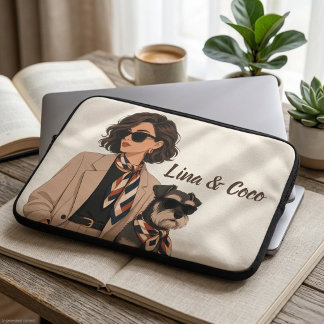 "Personlig gåva till hundmamma" "Anpassad husdjurs Laptop Fodral
