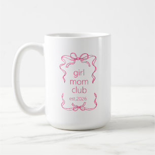 Personlig gåva till mamma till flicka, Första gång Kaffemugg