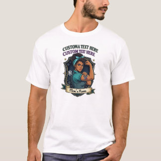 Personlig gåva till mors dag – Söt familjekärlek T Shirt