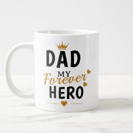 Personlig gåva till pappa jumbo mugg