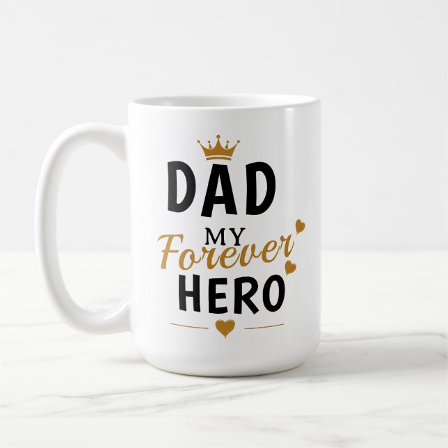 Personlig gåva till pappa kaffemugg (Vänster)