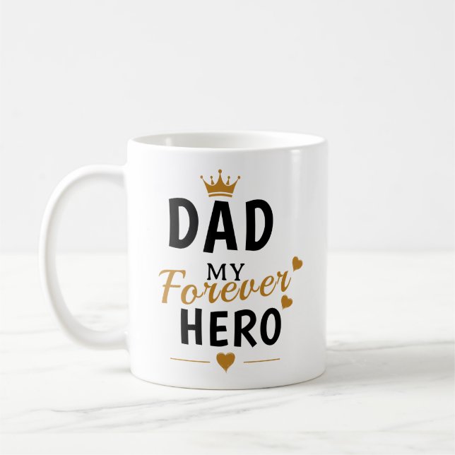 Personlig gåva till pappa kaffemugg (Vänster)