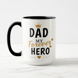 Personlig gåva till pappa mugg