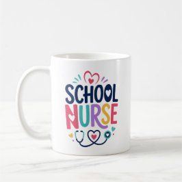Personlig gåva till skolsköterska kaffemugg
