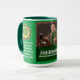 Personlig gåva till St Patrick's Day irländsk gang Mugg