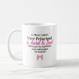 Personlig gåva till vice rektor som visar uppskatt kaffemugg