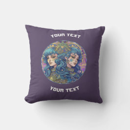 PERSONLIG GEMINI ZODIAC-SIGN KUDDE