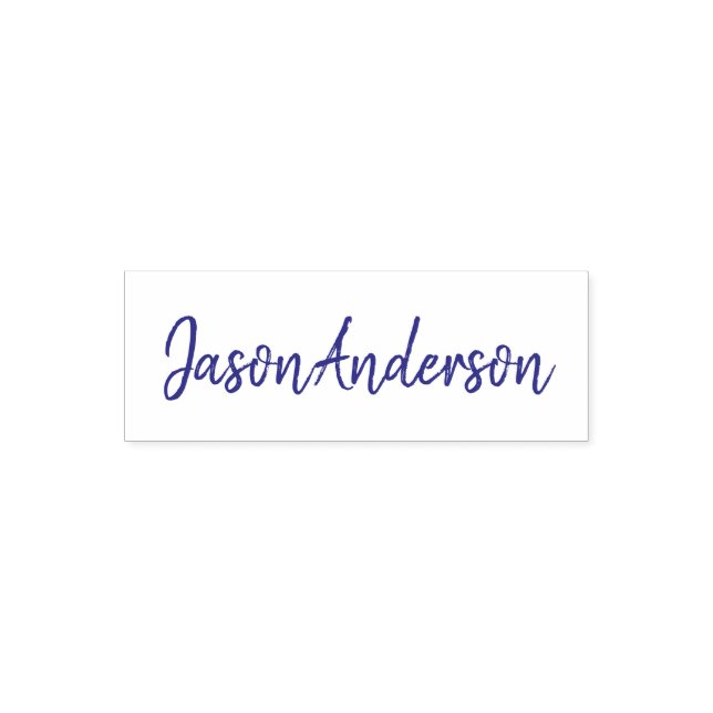 Personlig generisk försignerad stämpel (Design)