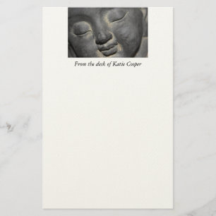 Personlig Gentle Buddha Ansikte Brevpapper