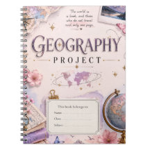Personlig Geografi Projekt Anteckningsbok | Vintag