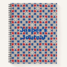 Personlig Geometric Journal. Geometrisk design.