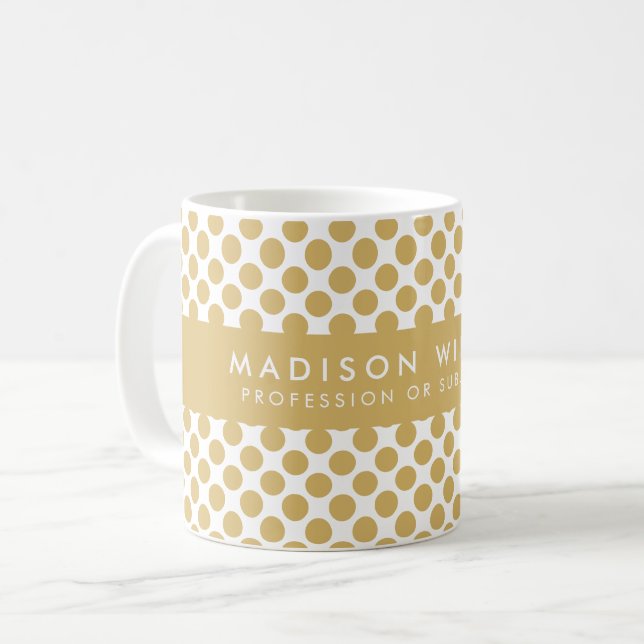 Personlig Geometric Mönster Mugg (Framsida vänster)
