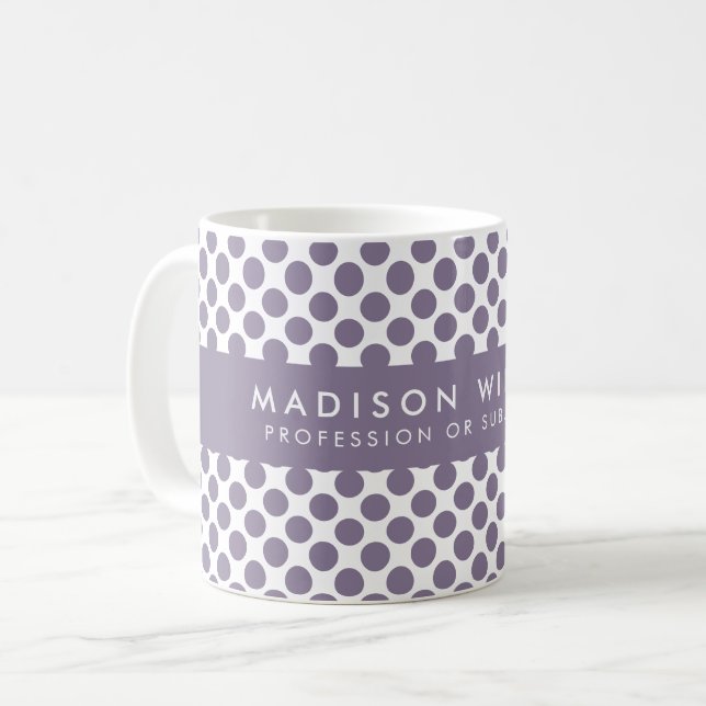 Personlig Geometric Mönster Mugg (Framsida vänster)