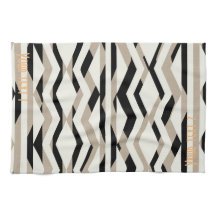 Personlig Geometric Mönster Towel med fetstil