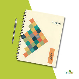 Personlig Geometric Notebook - Back to school