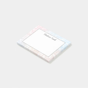 Personlig geometrisk post-it block