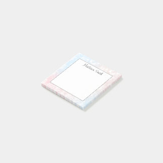 Personlig geometrisk  post-it block
