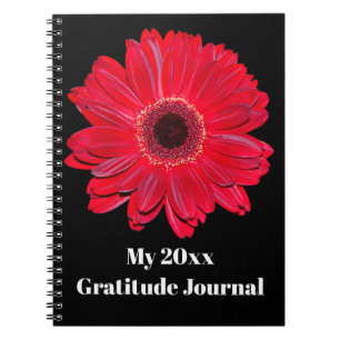 Personlig Gerbera Daisy Journal bärbara dator Anteckningsbok