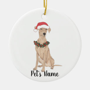 Personlig German Pinscher Julgransprydnad Keramik