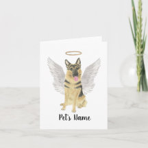 Personlig German Shepherd Sympathy Bereavement