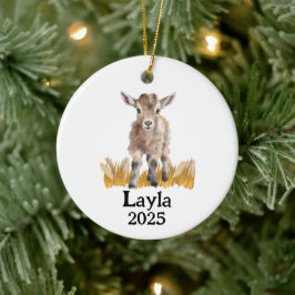 Personlig get 4H gårdsornament Julgransprydnad Keramik