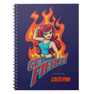 Personlig Get Fierce Girl Anteckningsbok