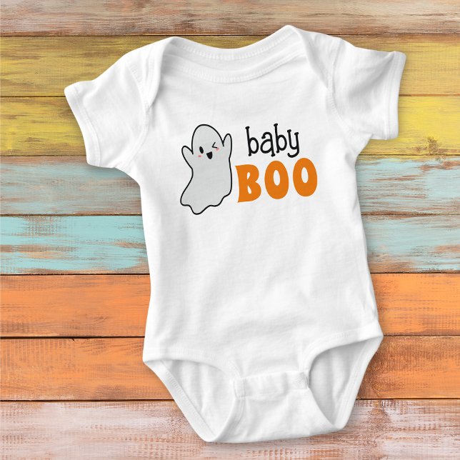 Personlig Ghost Baby Boo Halloween T Shirt (Boo-tifully Designed: perfect for the season!)