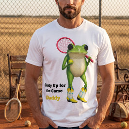 Personlig Giddy Up For The Game Daddy | Originell T Shirt