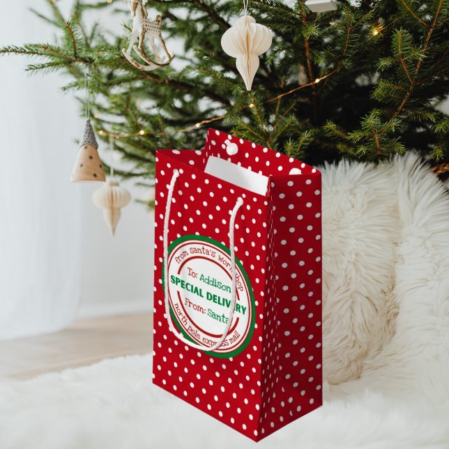 Personlig Gift Bag Speciell Delivery från Santa Sa (Skapare uppladdad)