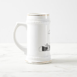 Personlig Gift Dallas Skyline Beer Stein Sejdel