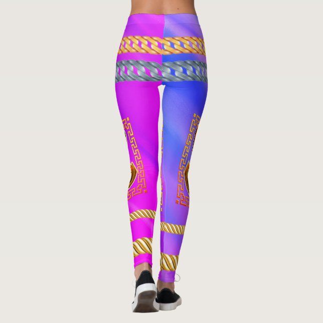 Personlig Gift for Birthday, Bride, Bröllop Leggings (Baksida)