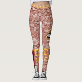 Personlig Gift for Birthday, Bride, Bröllop Leggings