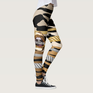 Personlig Gift for Birthday, Bride, Bröllop Leggings