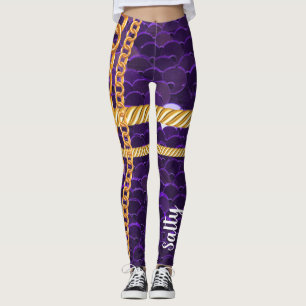 Personlig Gift for Birthday, Bride, Bröllop Leggings