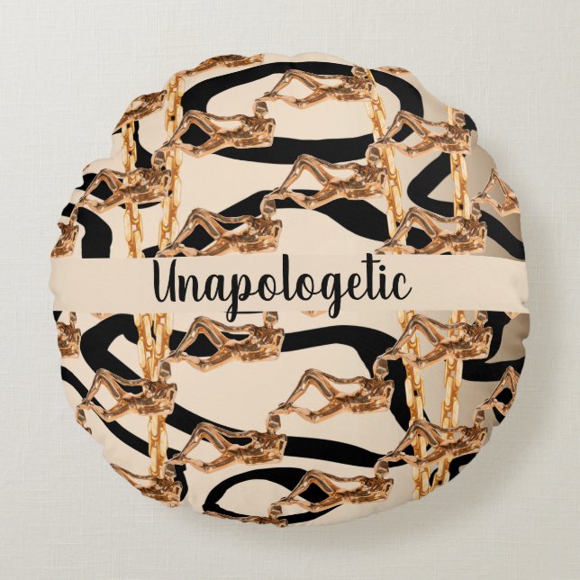 Personlig Gift for Birthday, Bride, Bröllop Rund Kudde (Framsidan)