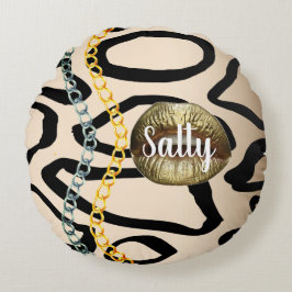 Personlig Gift for Birthday, Bride, Bröllop Rund Kudde