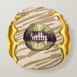 Personlig Gift for Birthday, Bride, Bröllop Rund Kudde