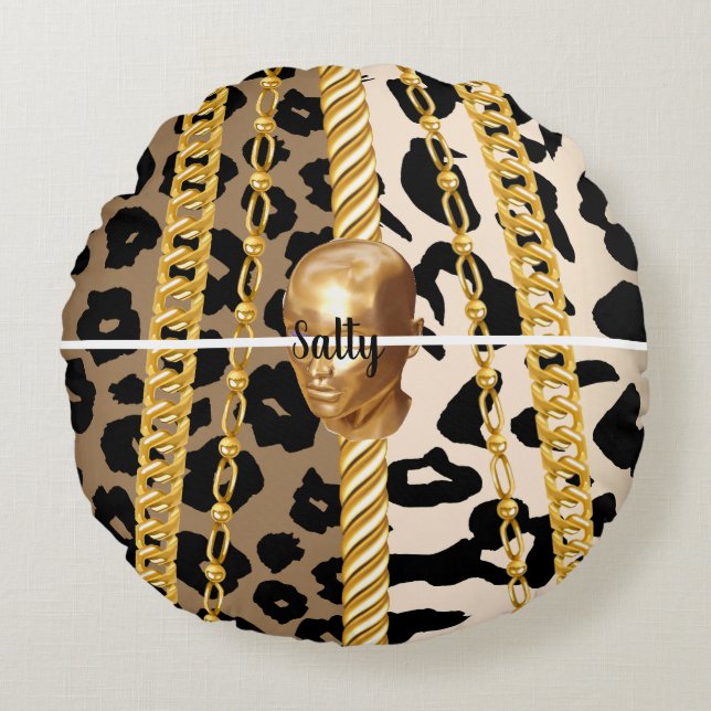 Personlig Gift for Birthday, Bride, Bröllop Rund Kudde (Framsidan)