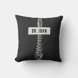 Personlig Gift for Chiropractor, Spine Doktor Kudde