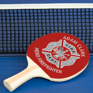 Personlig Gift for Firefighters Pingisracket